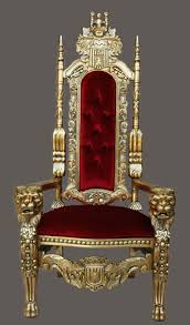 King Chair In Gold Leaf And Burgandy Velvet King Chair Throne Chair Tall Chairs