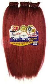 Applying the dye to hair that you've already colored can cause the color to darken and your hair to become brittle from over treatment. Onebeautyworld Com Freetress 3x Pre Loop Crochet Yaky 16