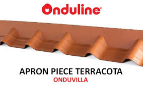Apron Piece Onduvilla 102cm X 14cm - Terracota » Hi Steel