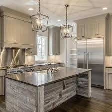 Gray Cottage Kitchen Design Decor Photos Pictures Ideas Inspiration Paint Colors An Trendy Farmhouse Kitchen Wood Kitchen Island Cottage Kitchen Design