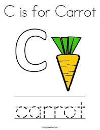 Print them out, cut all parts, color and assemble. C Is For Carrot Coloring Page Twisty Noodle