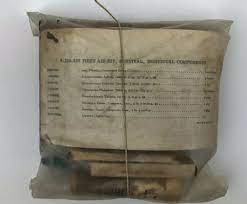 First Aid Kit Survival Individual 1954 Airman Survival Usaf Army Air Corps First Aid Kit Survival First Aid