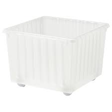 Nos rangements conviennent à tous les styles décoratifs. Vessla Bac De Rangement Avec Roulettes Blanc 39x39 Cm Ikea