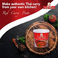 There are some good red curry pastes available at supermarkets and online but you will notice the. Amazon Com Mae Ploy Red Curry Paste Authentic Thai Red Curry Paste For Thai Curries And Other Dishes Aromatic Blend Of Herbs Spices And Shrimp Paste No Msg Preservatives Or Artificial Coloring