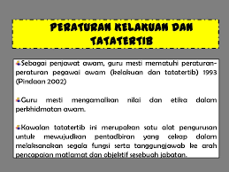 Pekerjaan luar peraturan 4(2) seseorang. Peraturan Pegawai Awam Kelakuan Tatatertib 1993 Pindaan 2002