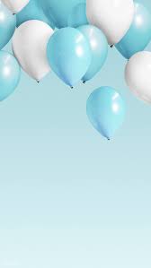 Download Premium Illustration Of Pastel Blue Balloons Mobile Phone Cool Wallpapers For Phones Blue Balloons Phone Wallpaper Pastel