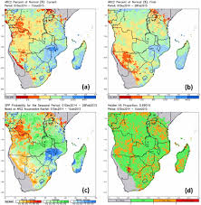 Rainfall tends to decrease with distance from the equator and is negligible in the sahara (north of about latitude 16°n), in eastern somalia, and in the southwest of the continent in namibia and south africa. A Seasonal Rainfall Performance Probability Tool For Famine Early Warning Systems In Journal Of Applied Meteorology And Climatology Volume 55 Issue 12 2016