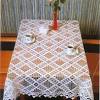 Pineapple crochet doily patterns measuring more than 20 inches in diameter. 1
