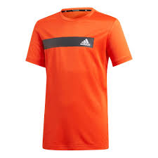 Adidas Climacool T Shirt Boys Orange Dark Grey Buy Online