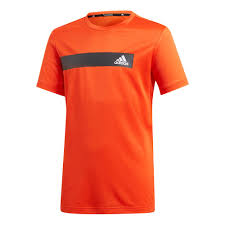 adidas climacool t shirt boys orange dark grey buy online