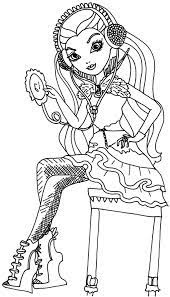 Don't you think it would be fun to. Ever After High Raven Queen Listening Song From Diskman Coloring Pages Download Print Online Coloring Pag Online Coloring Pages Raven Queen Online Coloring