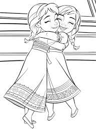 When one of them gets into trouble, the second hurries to the rescue. Elsa Anna Coloring Pages Crazypurplemama