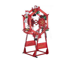 Cardboard ferris wheel by crimsonpearls on deviantart. Outdoor Light Up Holiday Ferris Wheel With Spotlight Qvc Com