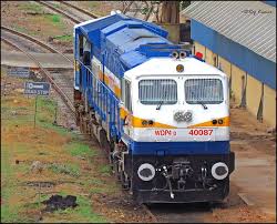 Wdp4d 40087 Indian Railway Train Indian Railways Diesel Locomotive