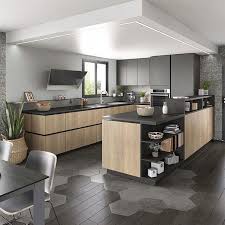 Cuisine Equipee En U Ouverte Sur Salon Ambiance Moderne Mobalpa Modernkitchen Kitchen Cabinet Interior Modern Kitchen Kitchen Design