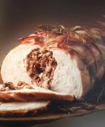 Cuisine Maison D Autrefois Comme Grand Mere Recette De Roti De Dinde Dindon Roule Farci Au Foie Gras Marrons Et Fines He Roti De Dinde Recette Roti Dinde