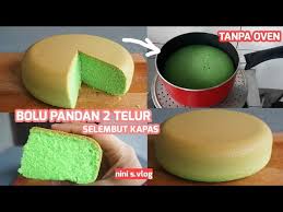 Resep cake takaran gelas (227). Resep Bolu Pandan Panci Lembut Tanpa Oven Tanpa Kukus Litetube