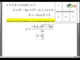 Quadratic Equation And Quadratic Formula Example Tutorial Part 1 Quadratics Quadratic Equation Quadratic Formula