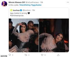 Iggy azalea revealed that black widow would be her next single from the new classic during an interview with los angeles radio station power 106 in february 2014. Iggy Azalea Furiously Hits Back At Accusations Of Blackfishing In I Am The Stripclub Video News Akmi