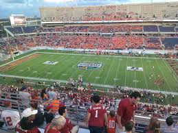 Camping World Stadium Chart Florida Citrus Bowl Football