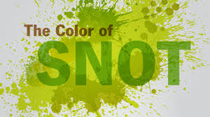 what the color of your snot says about your health mental