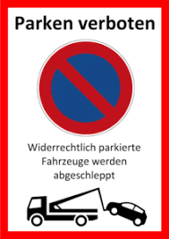 Einfach im onlineshop selbst gestalten, material und format wählen: Parken Verboten Schild Zum Ausdrucken Word Muster Vorlage Ch