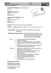 Arbeitsblätter grundschule lehrerbüro pertaining to. Aufsatz Deutsch Klasse 6 Realschule Catlux