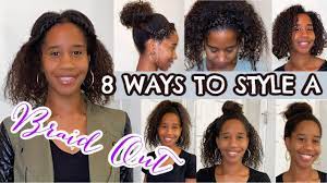8 Ways To Style An Old Braid Out Low Manipulation Hair Styles On Tran Braid Out Transitioning Hairstyles Natural Hair Styles