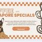 Coffee with Singapore Specials