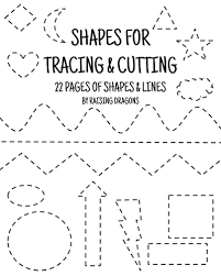 Choose worksheets from our site and download or print it for free. 7 Shapes Tracing And Cutting Activity Printable Scissor Skills Practice Sheets For Kindergarten And Preschool Ages