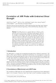 Mackintosh probe test is most widely used in situ test to measure the soil bearing capacity of different layers in terms of n value. Https Www Matec Conferences Org Articles Matecconf Pdf 2017 17 Matecconf Iscee2017 07009 Pdf