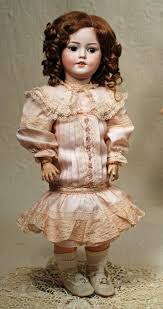 German Bisque Simon Halbig 1279 Marks S H 1279 Dep Germany 19 Bisque Socket Head Brown Sleep Eyes Painted Lashe German Dolls Doll Clothes Antique Dolls