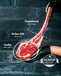 Prime Rib Tomahawk E Ancho Sociedade Da Carne