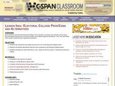 Electoral College Lesson Plans Worksheets Lesson Planet