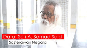 Samad said baca puisi di rapat rakyat pakatan rakyat. Sastera Harus Merakam Realiti Masyarakat A Samad Said Mukasurat