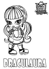 Lagoona hails from down unda — the great scarrier reef, to be exact — but she's a chill ghoul who can fit in anywhere and with any monster. Monster High Babies Coloring Pages Coloring Home