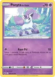 Ponyta has surprisingly good stats for a lc pokemon. Ponyta De Galar Espada Y Escudo Tcg Wikidex La Enciclopedia Pokemon