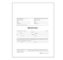 Quitclaim Deed, Forms and Instructions