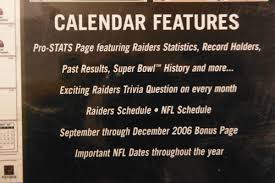 Not every stadium hosting a national football league team is made the same. Calendario Oakland Raiders 2007 Nfl Sports Deportes Football Mercado Libre