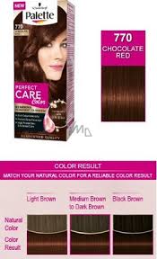 Learn how to protect colored hair from fading and hair damage with our hair color tips that'll help color care. Schwarzkopf Palette Perfect Color Care Hair Color 770 Chocolate Red Vmd Parfumerie Drogerie
