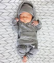 Dark Gray And Gray Stripe Hoodie Baby Boy Outfits Baby Boy New Baby Products