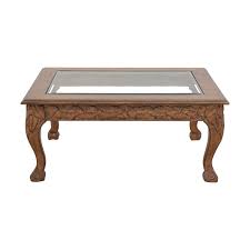 Medley coffee table this perfect coffee table is gonna match every kind of space, no matter if you're a fan of traditional or modern solutions. 89 Off Traditional Glass Top Coffee Table Tables