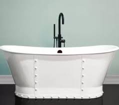 This 54 cast iron slipper tub is the ideal choice for adding style and fashion to your luxurious bathroom. Cast Iron Double Slipper Tubs Still Waters Bath