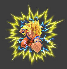 The highly posable 155mm figure includes five pairs of optional hands, three optional expressions, and a custom stand. Super Saiyan 3 Goku Art Dragon Ball Z Battle Of Z Art Gallery