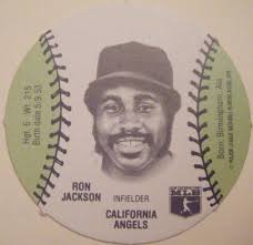 RON JACKSON RARE 1977 BURGER CHEF ANGELS TWINS baseball card disc  BIRMINGHAM AL