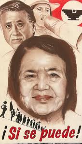 Dolores Huerta mixed medium art piece for sale