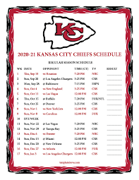 Visit espn to view the kansas city chiefs team schedule for the current and previous seasons. Printable 2020 2021 Kansas City Chiefs Schedule Chiefs Schedule Kansas City Chiefs Printable Nfl Schedule
