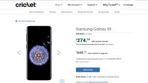 Used samsung galaxy s9 phone for cricket on swappa. Samsung Galaxy S9 Deal At Cricket Gets You A New Device For Just 275