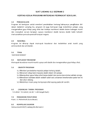 Gaya hidup sihat amalan kita. Kertas Kerja Anti Dadah