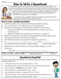Writing A Hypothesis In The Scientific Method Lesson Act Scientific Method Science Teaching Resources Scientific Method Lesson
